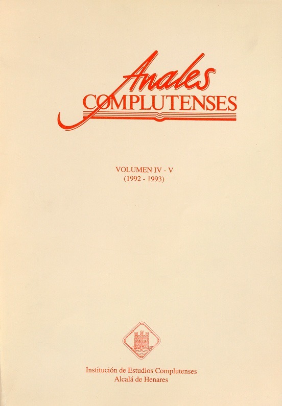 Anales Complutenses 1992-1993