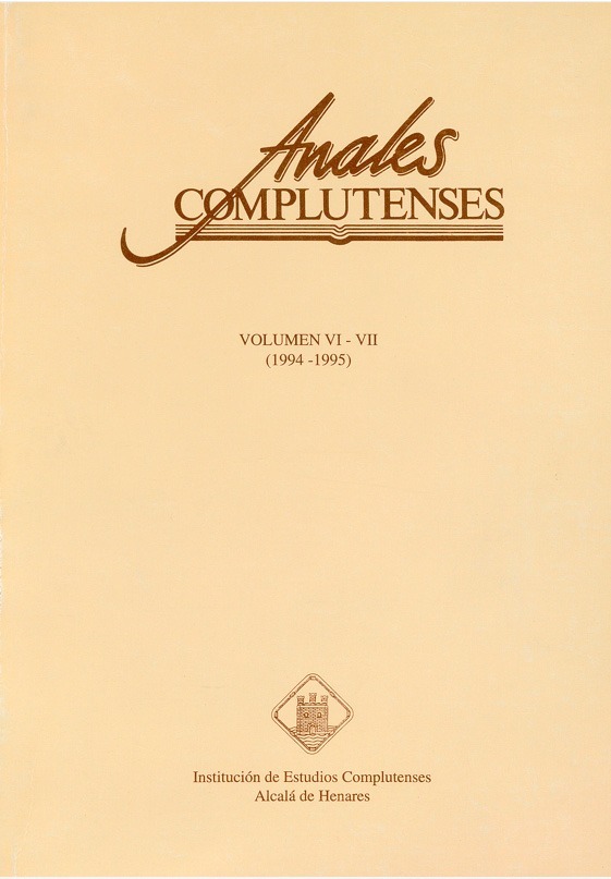 Anales Complutenses 1994-1995