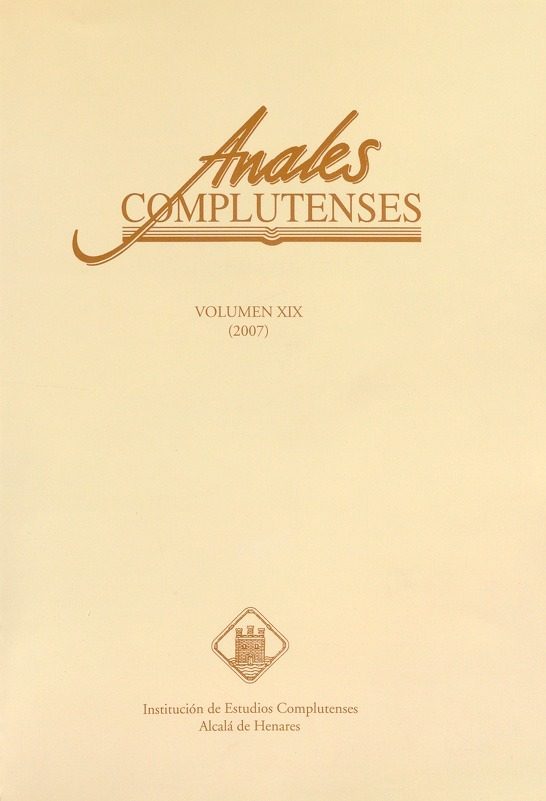 Anales Complutenses 2007