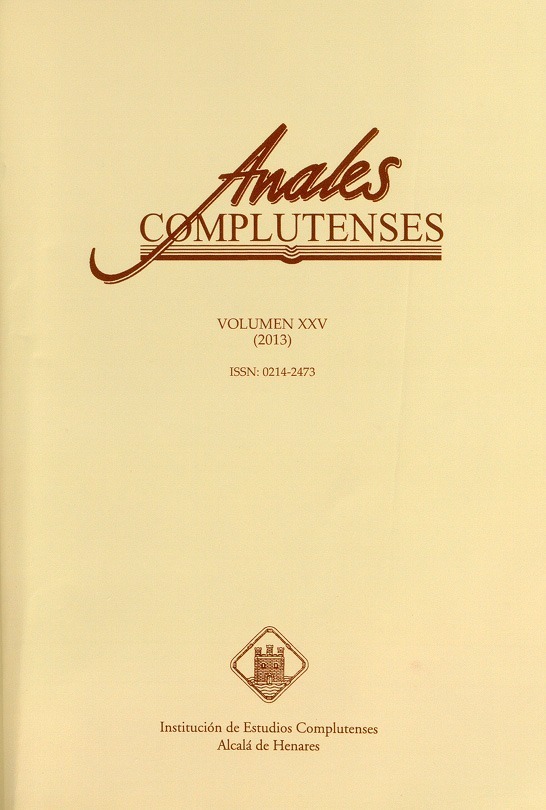 Anales Complutenses 2013