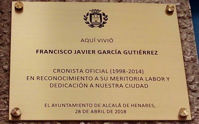 Placa en honor a Francisco Javier García Gutiérrez
