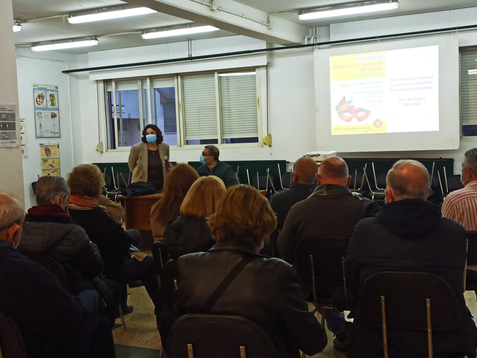 Interesante conferencia sobre la Historia del Carnaval de Alcalá Interesante conferencia sobre la Historia del Carnaval de Alcalá