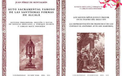 Acto de presentación de las publicaciones «Los Santos Niños Justo y Pastor en el teatro del Siglo XVI» y «Auto Sacramental famoso de las Santísimas Formas de Alcalá», de Juan Pérez de Montalbán.