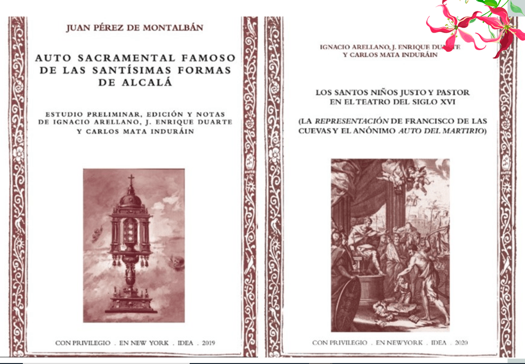 Acto de presentación de las publicaciones «Los Santos Niños Justo y Pastor en el teatro del Siglo XVI» y «Auto Sacramental famoso de las Santísimas Formas de Alcalá», de Juan Pérez de Montalbán. Acto de presentación de las publicaciones «Los Santos Niños Justo y Pastor en el teatro del Siglo XVI» y «Auto Sacramental famoso de las Santísimas Formas de Alcalá», de Juan Pérez de Montalbán.