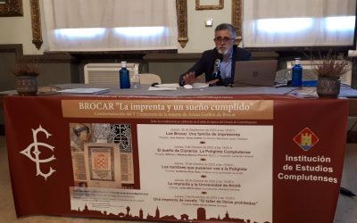 Primera Conferencia del Ciclo Brocar en el Círculo de Contribuyentes: «Los Brocar. Una familia de impresores».