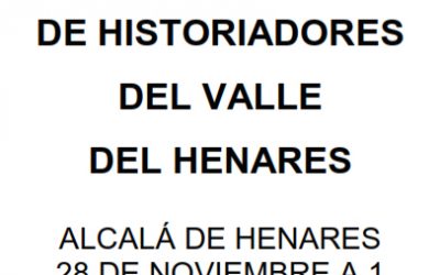 XVIII Encuentro de Historiadores del Valle del Henares